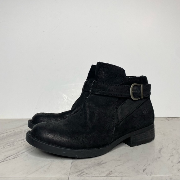 Born Jorgette Buckle Strap Black Boot 6 1/2 - Picture 13 of 13